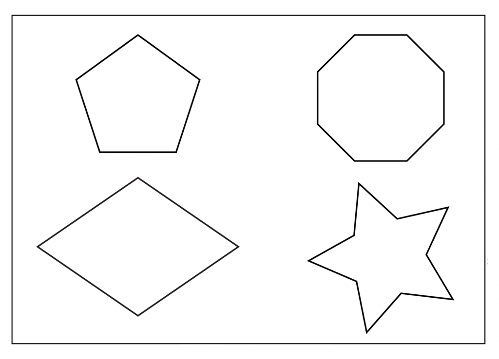 Shapes Coloring Pages for Childrens Printable for Free