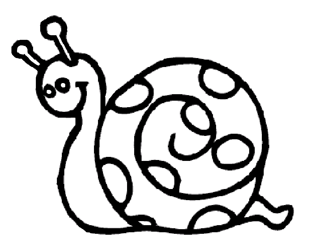 Snail coloring pages to download and print for free