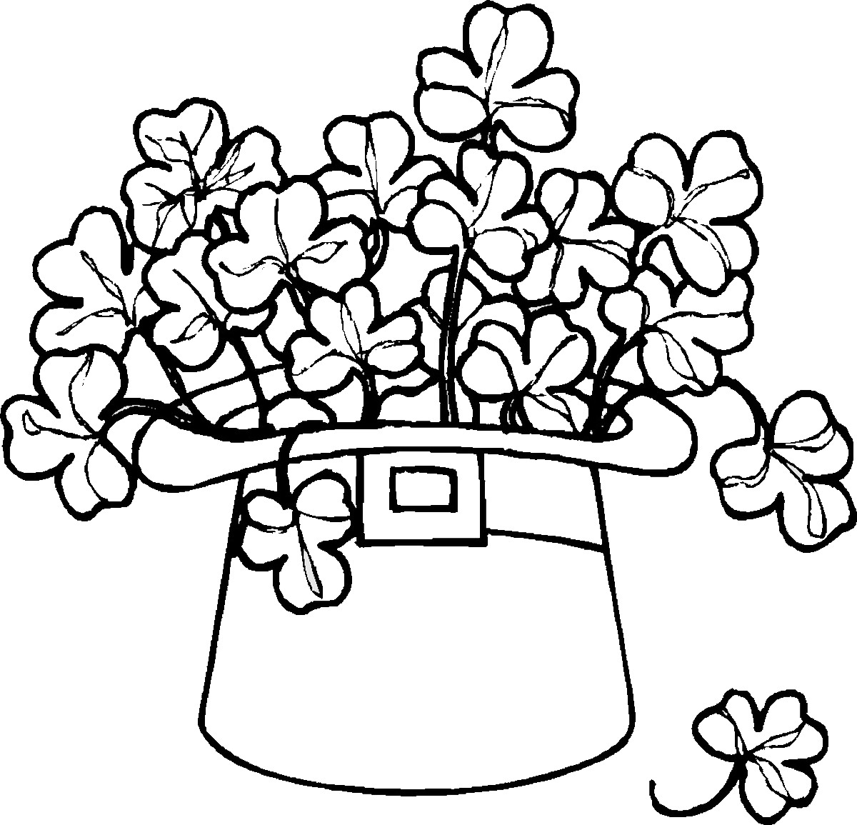 St Patrick's Day Coloring Pages for childrens printable for free