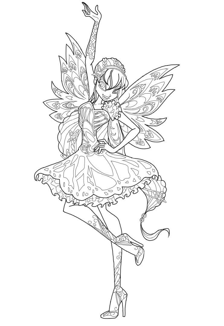 Coloriage Des Winx A Imprimer