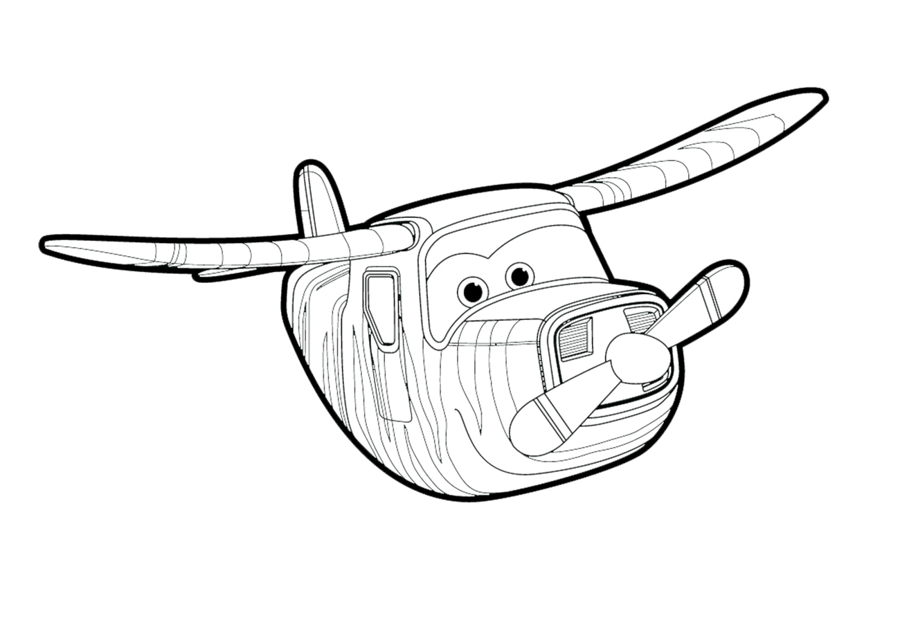 Super Wings coloring pages to download and print for free