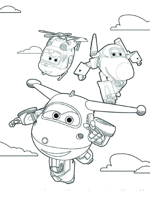 super wings coloring pages to download and print for free