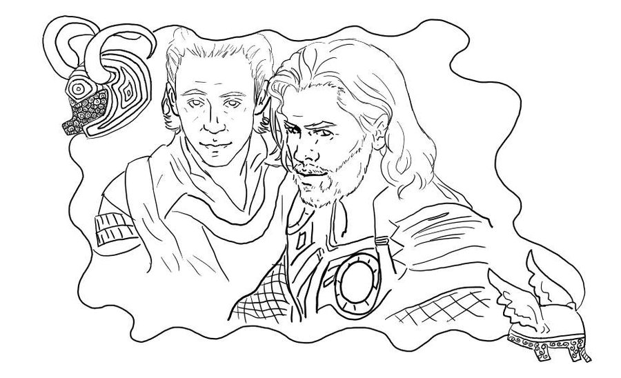 Loki coloring pages to download and print for free