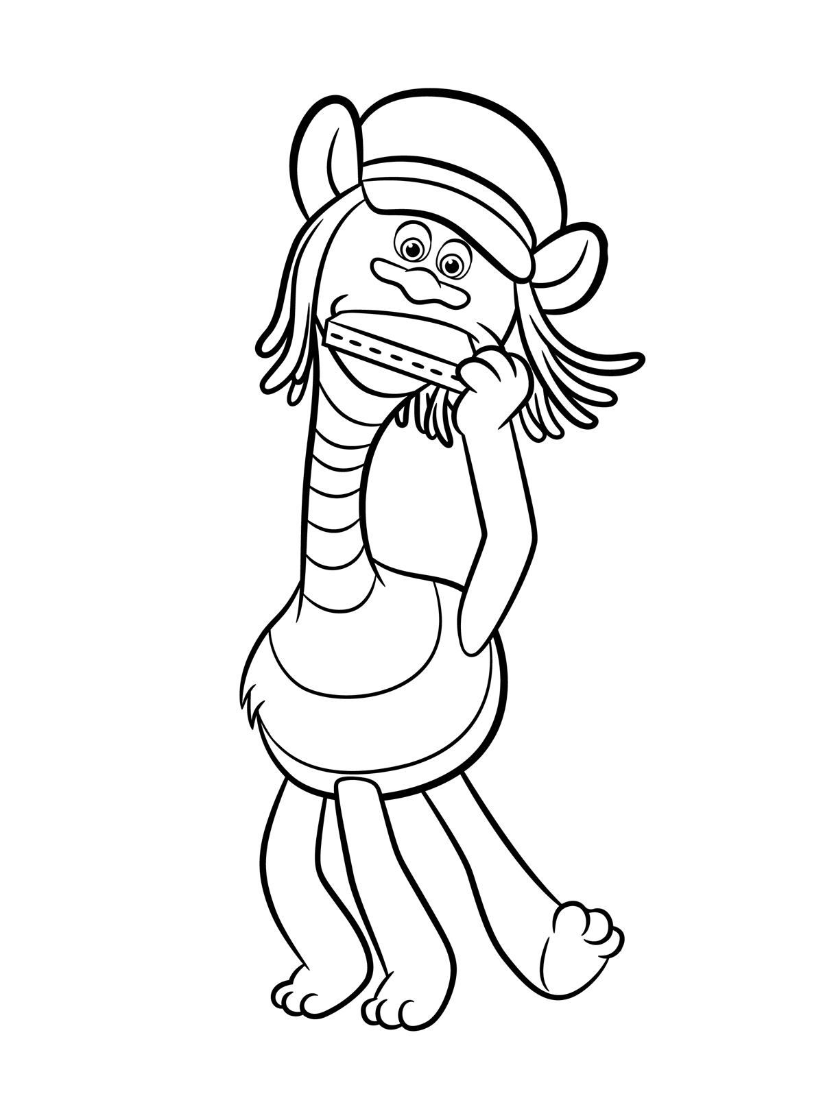 Trolls Coloring pages to download and print for free