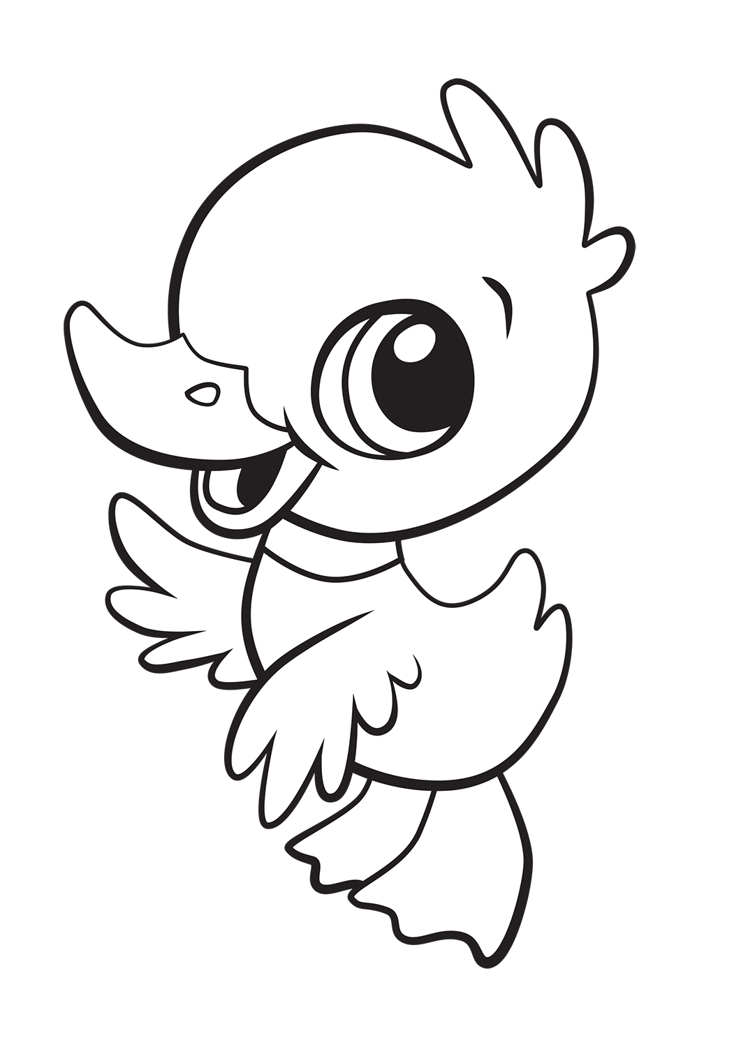 Little Duckling Coloring Page