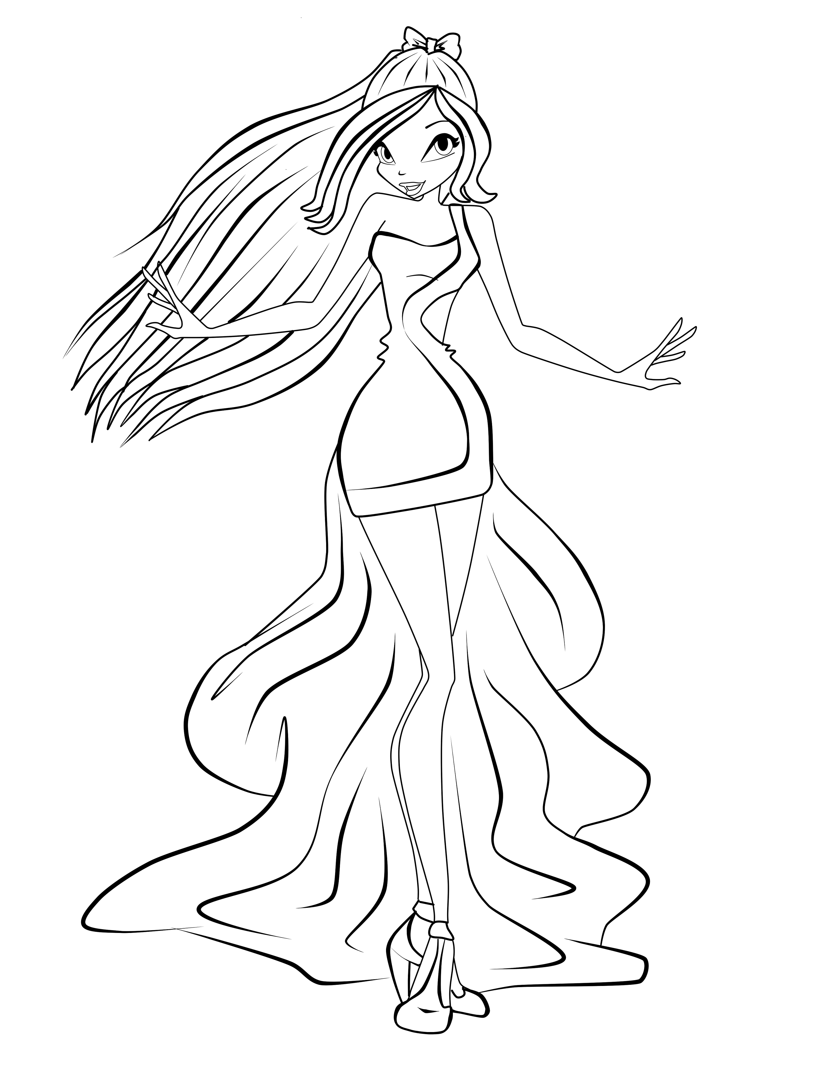 ,Winx Princess coloring pages, download and print for free