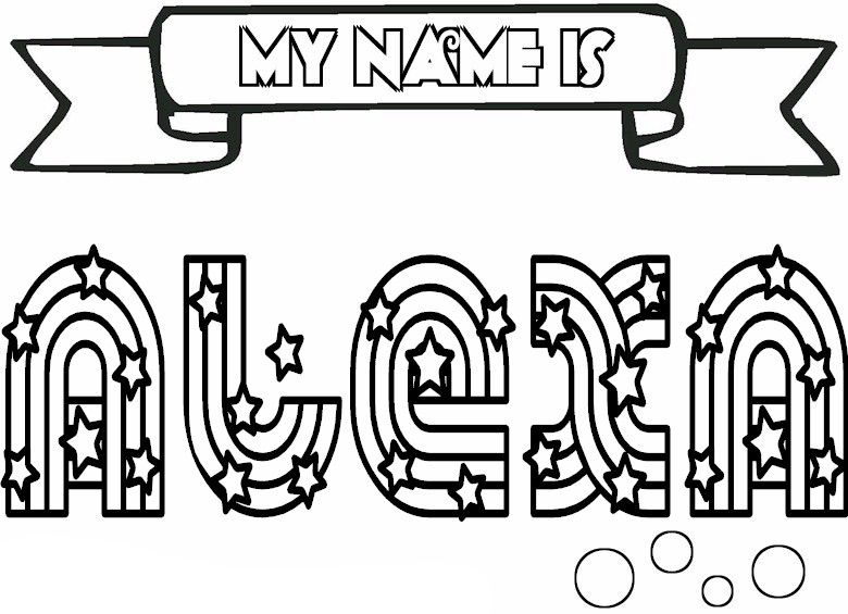 Printable Coloring Pages For Names | Coloring Pages - Free Printable