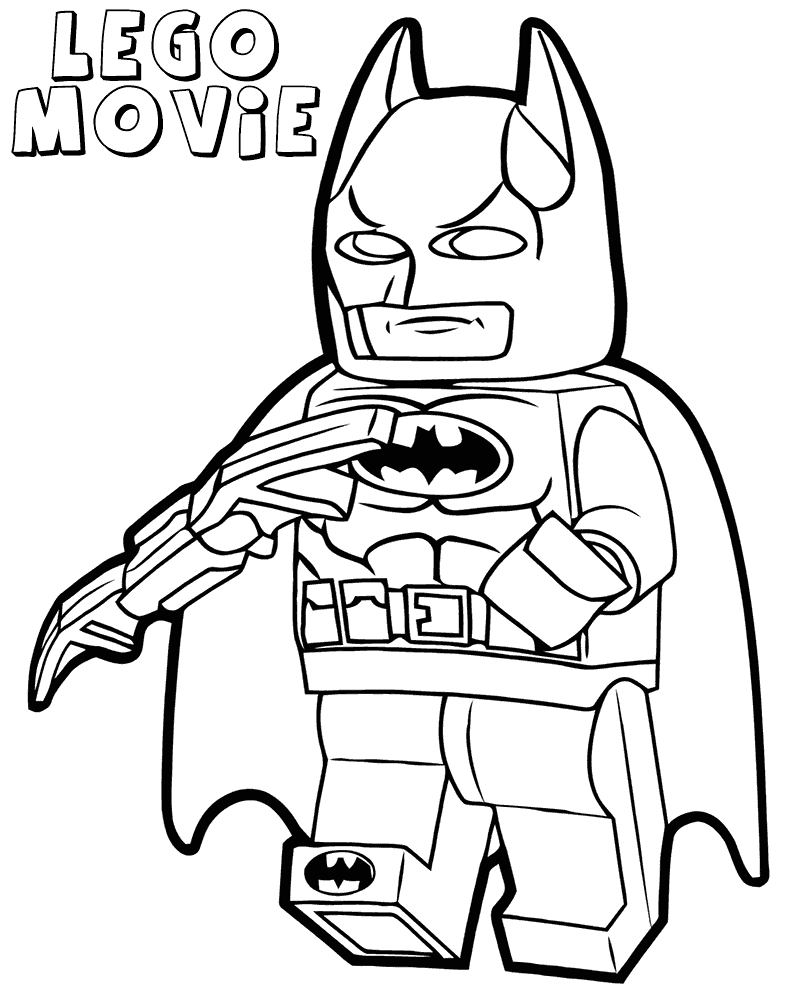 Lego Batman Movie Coloring Pages Download Print Free Chase Paw