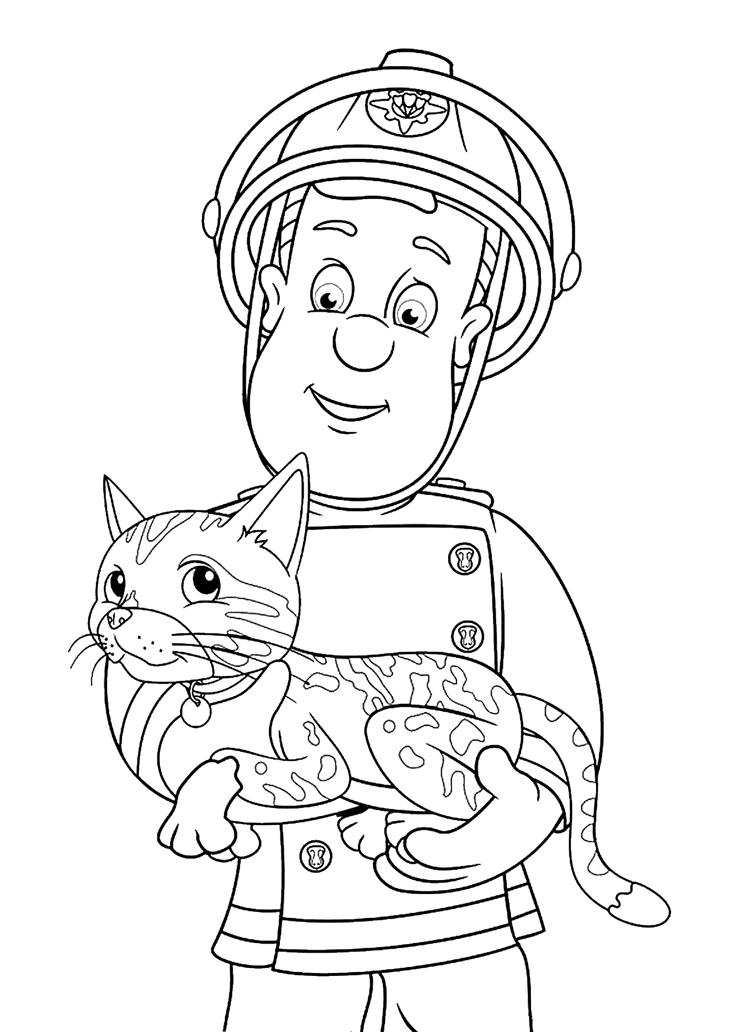 Fireman Sam Coloring Pages 9