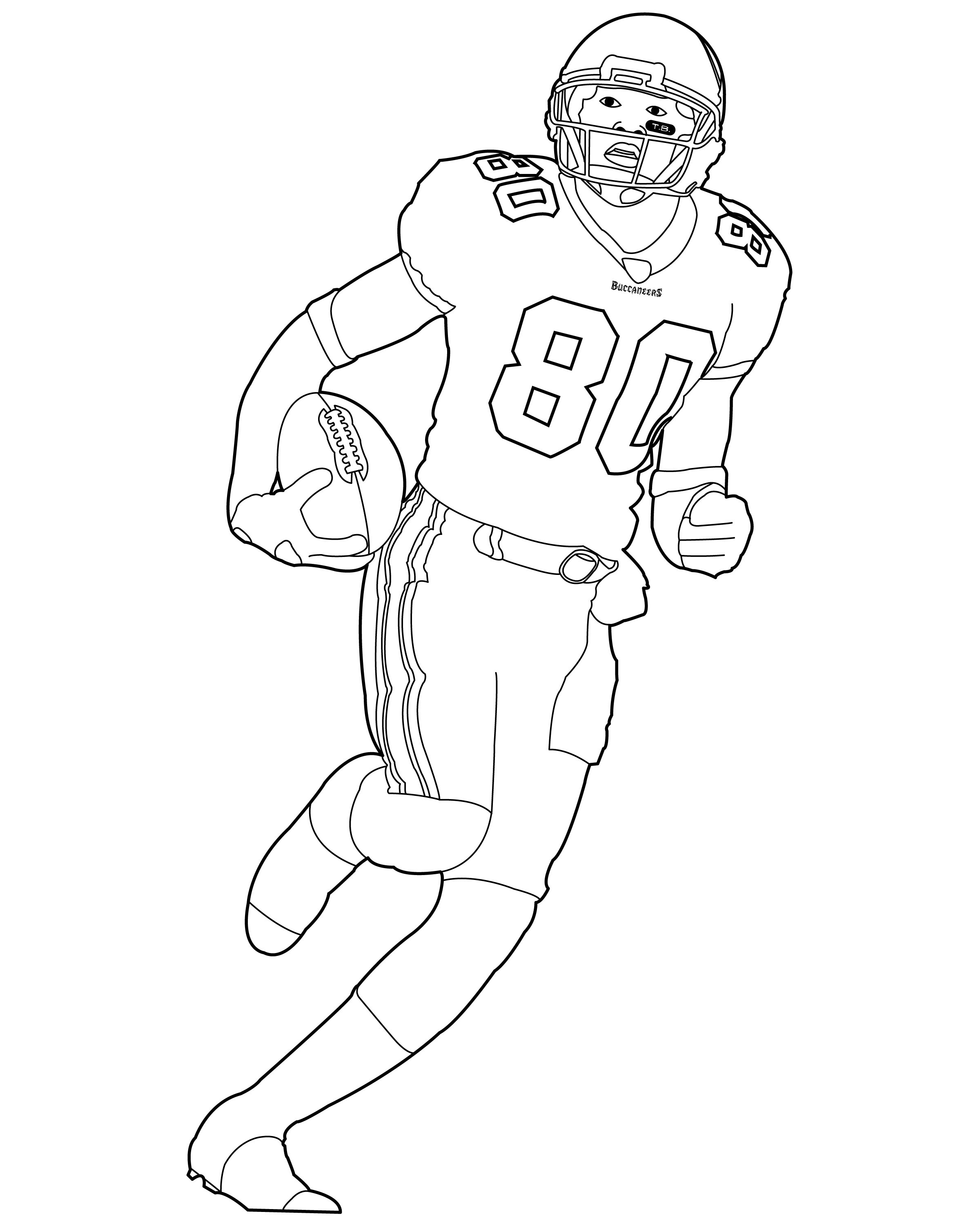Free Printable Football Colouring Pages