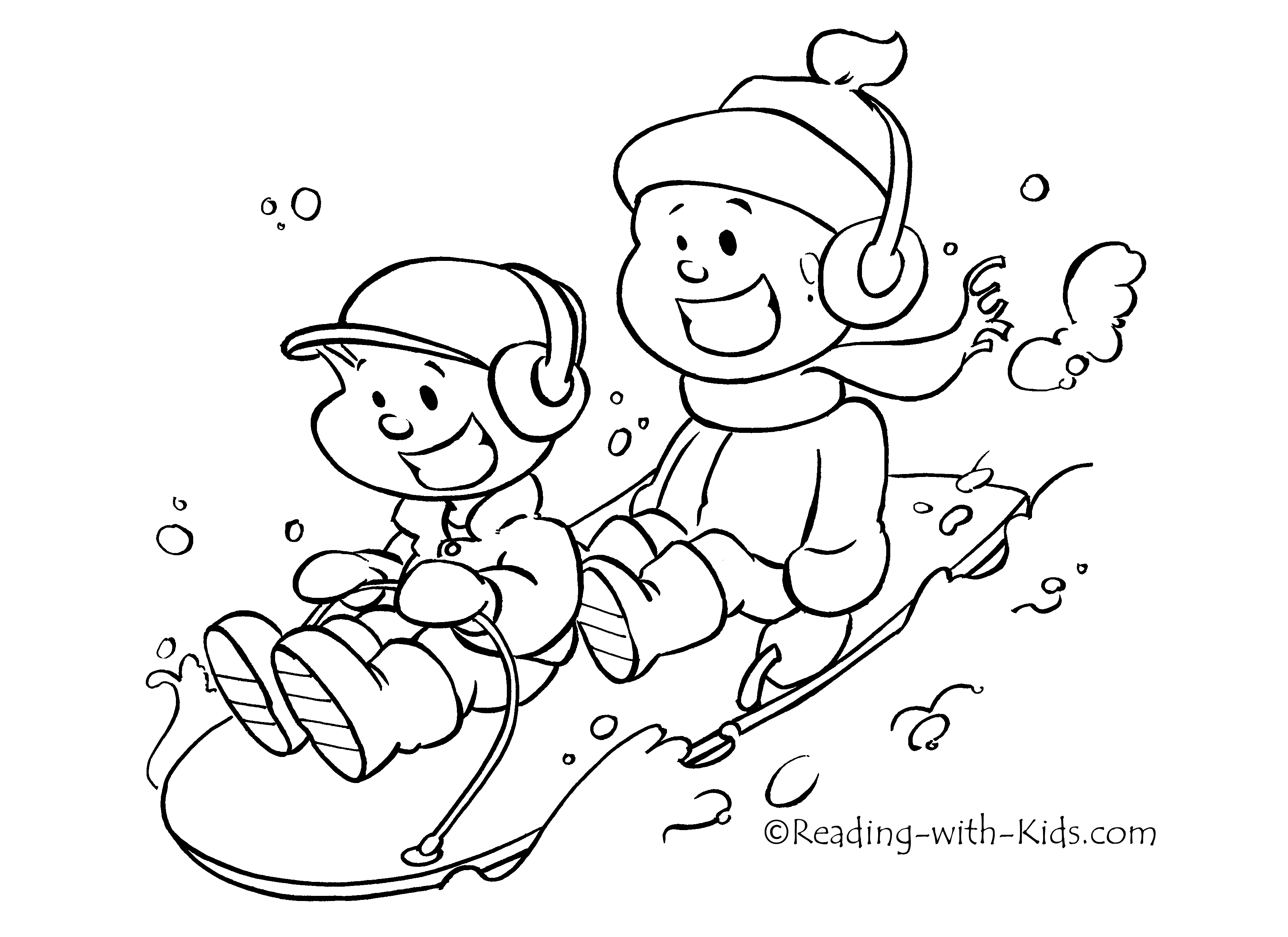 Free Printable Winter Coloring Pages - Free Templates Printable