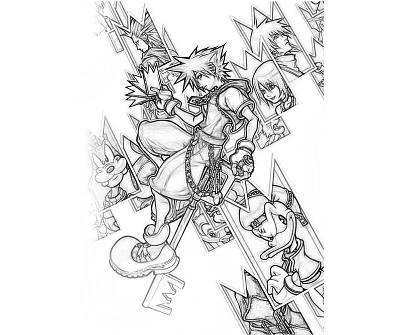 Kbrguru: Kingdom Hearts Coloring Pictures