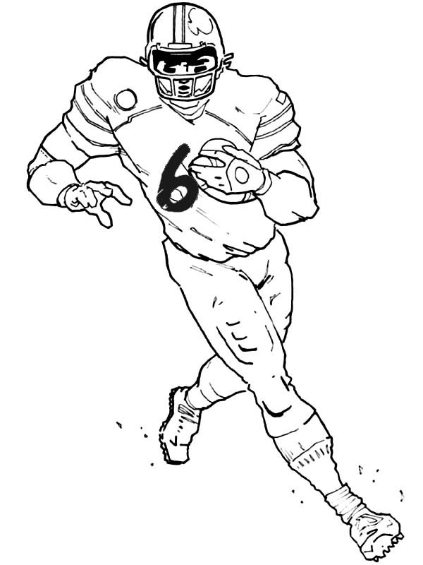 Football Players Coloring Pages 7