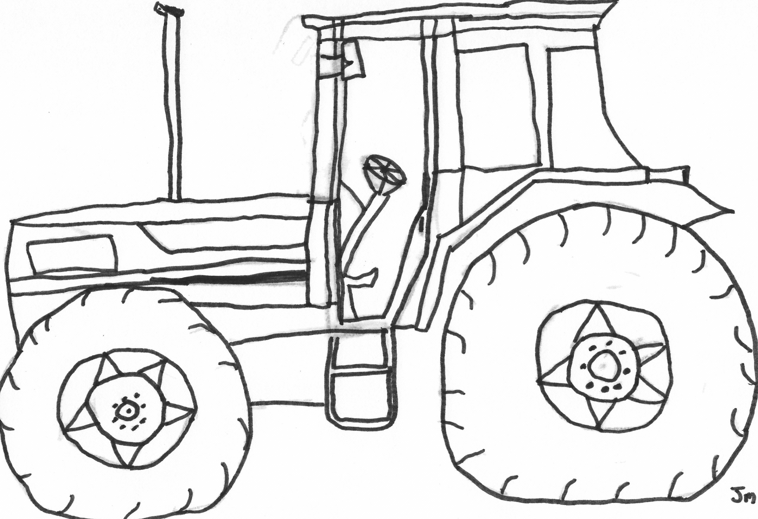 tractor coloring pages to download and print for free