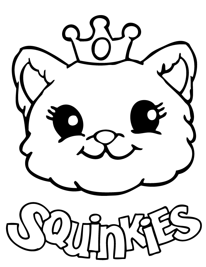 Printable Cute Cat Coloring Pages - Printable World Holiday