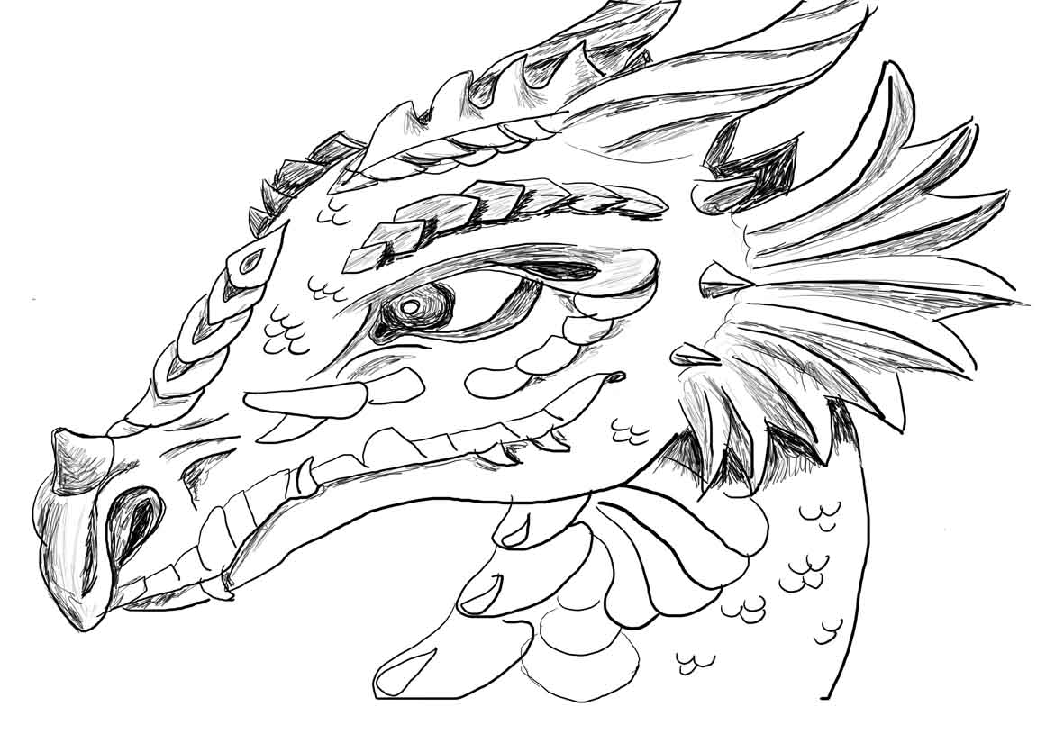 chinese dragon coloring pages for kids