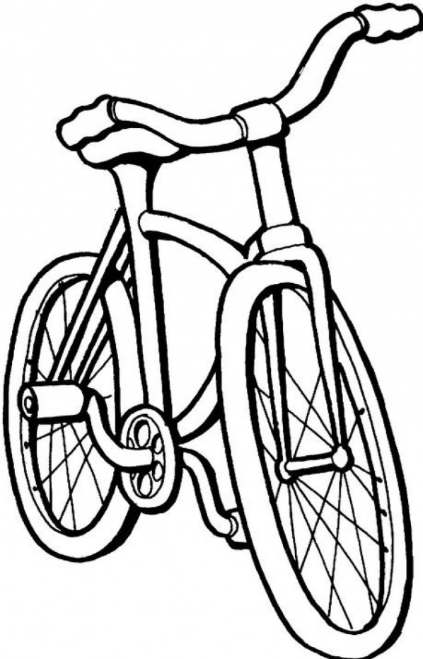 Printable Coloring Pages For Kids Bike 4