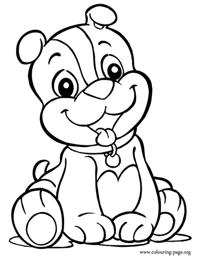 Puppy dog coloring pages to download and print for free