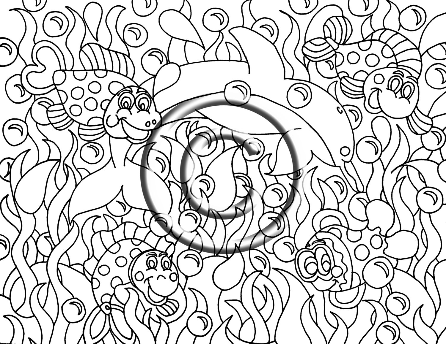 Psychedelic coloring pages to download and print for free