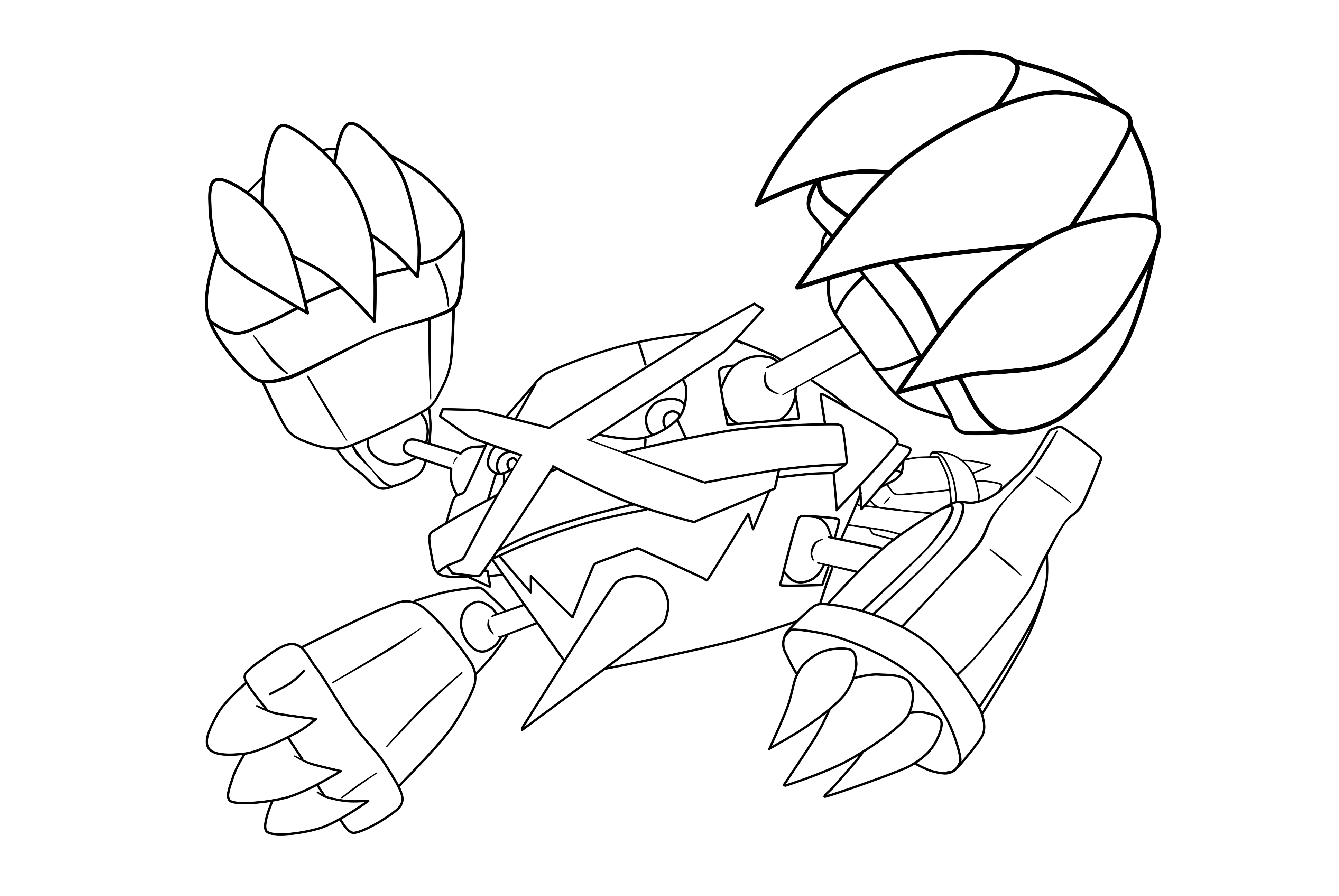 legendary pokemon x and y coloring pages