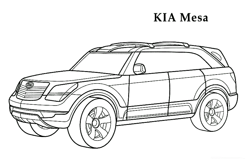 Kia Coloring Pages to download and print for free