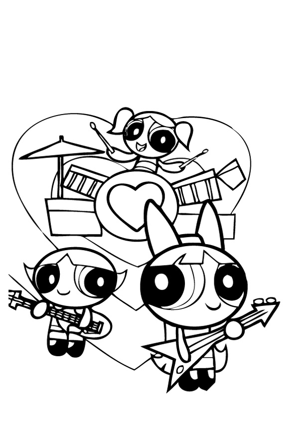 The Powerpuff Girls Coloring Pages To Download And Print -5009