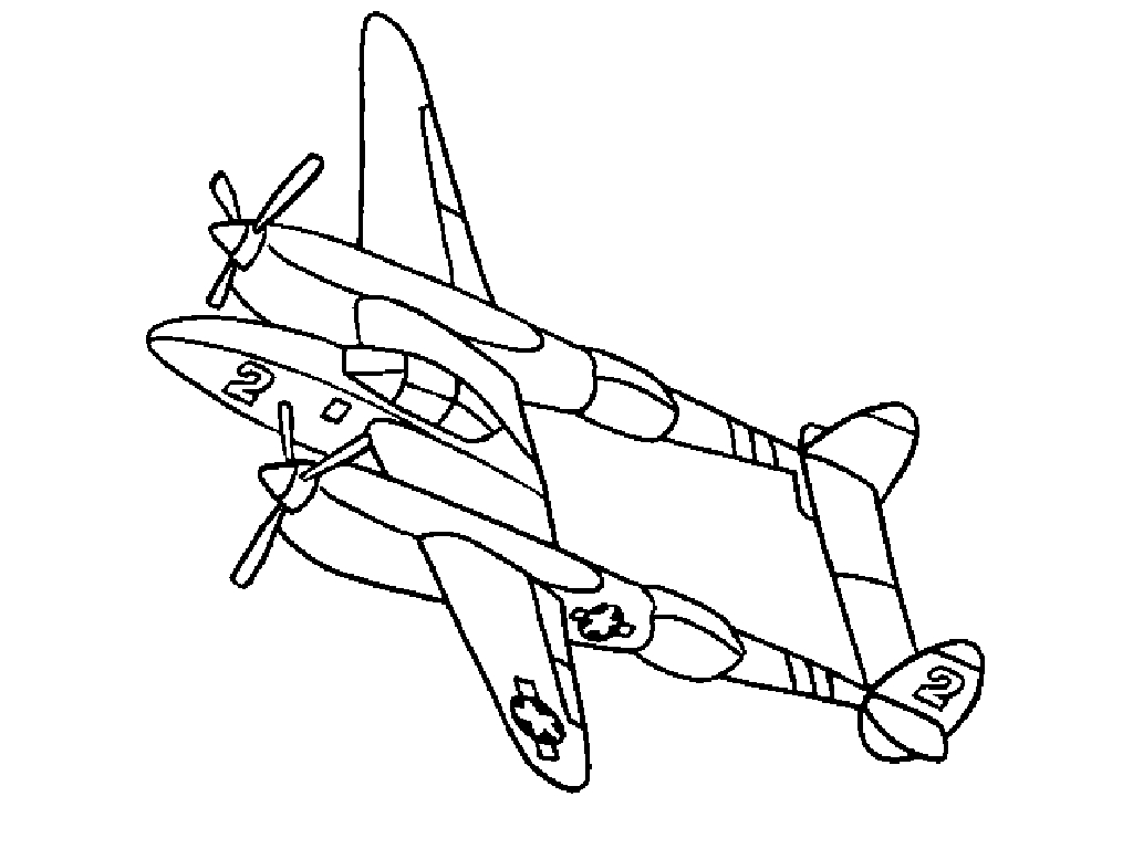 Jet Coloring Pages 9