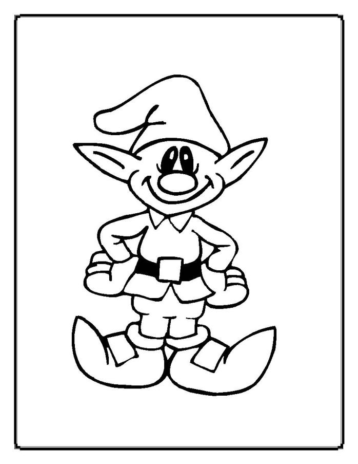 43+ Realistic Elf Coloring Pages Pics - Color Pages Collection