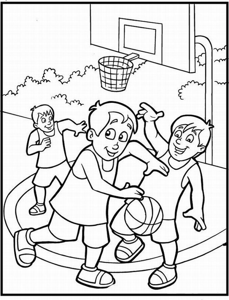 Basketball Coloring Pages - Best Coloring Pages For Kids