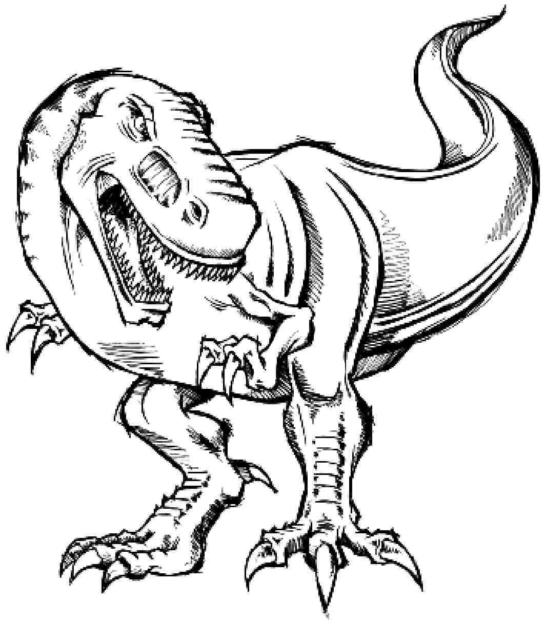 Inesyfederico-clases: T-Rex To Coloring Pages