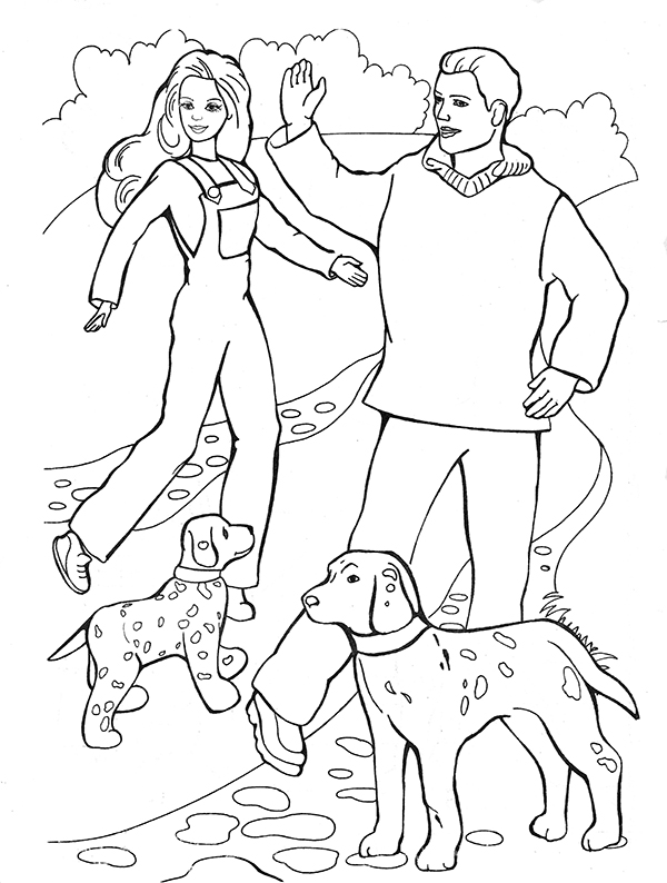 Ken Coloring Pages to download and print for free