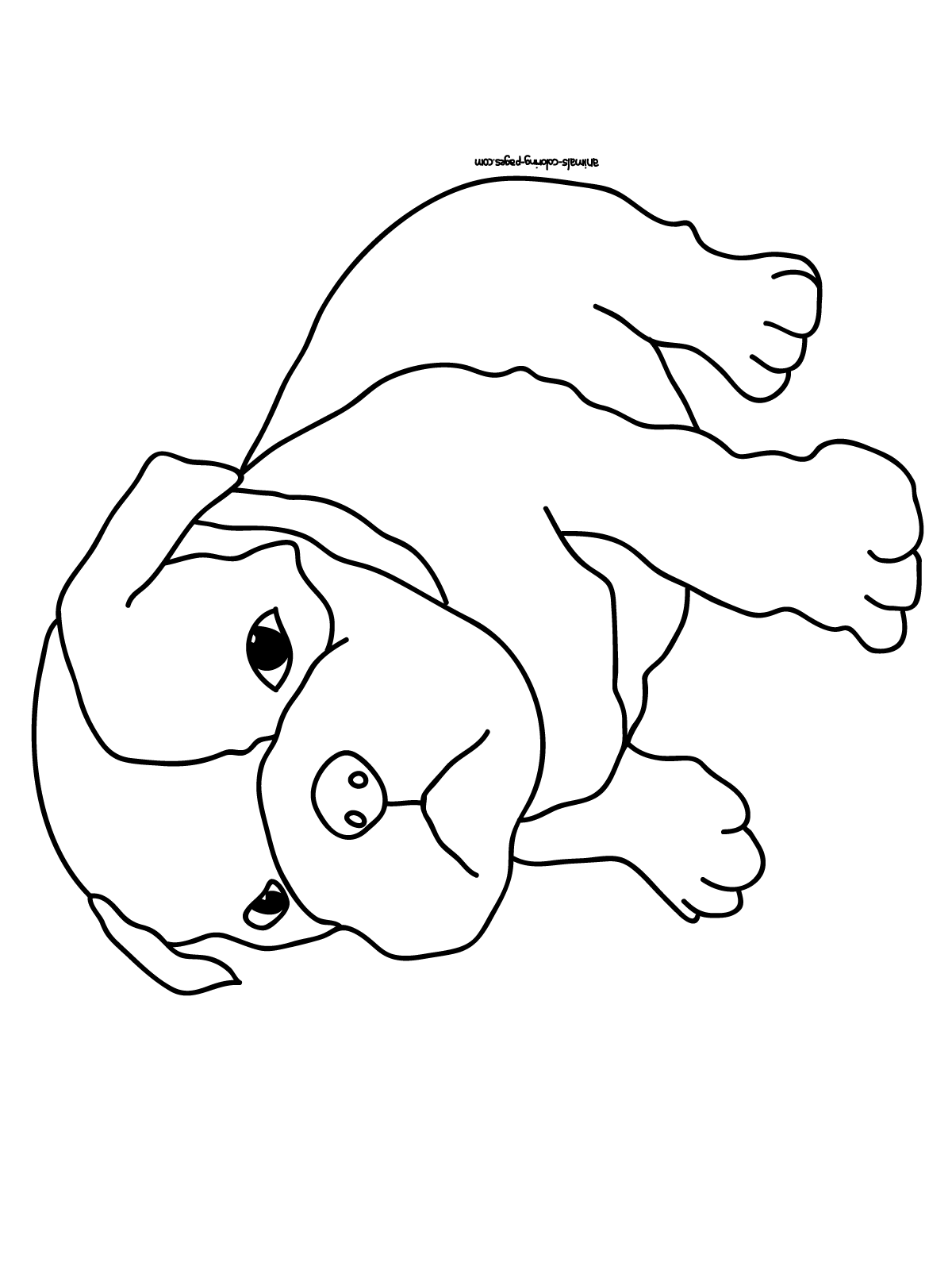 Printable Coloring Pages Puppy - 2023 Calendar Printable