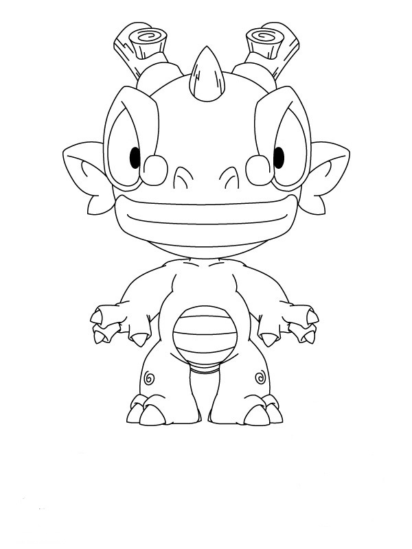 WakFu Coloring Pages to download and print for free