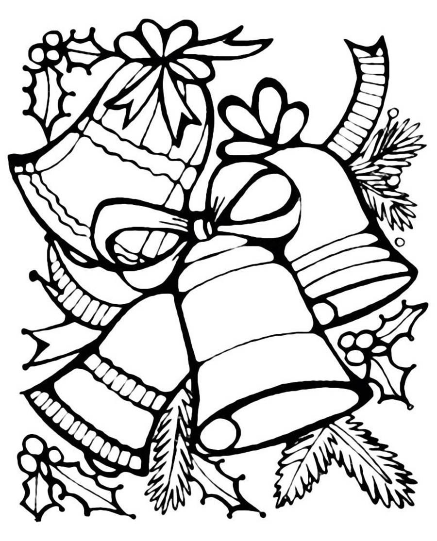 Christmas decoration coloring pages to download and print for free