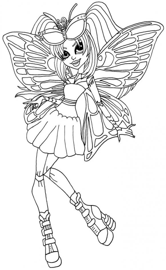 Monster High Boo York Coloring Pages to download and print for free