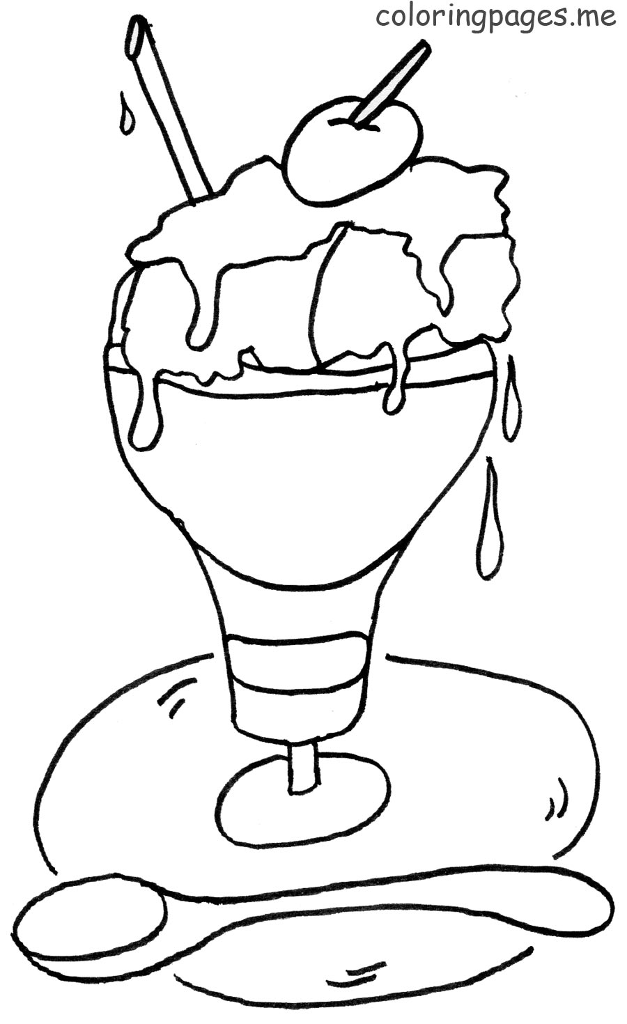 Ice cream parlor coloring pages download and print for free