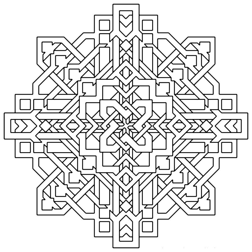 free optical illusion coloring pages to print