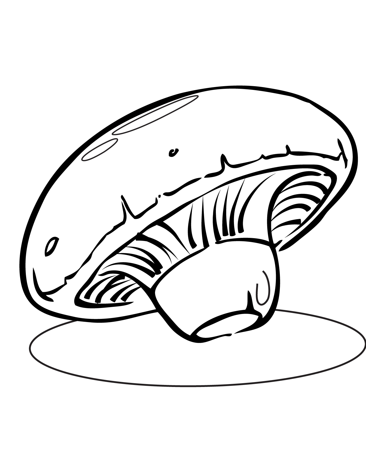 Zentangle Mushroom Coloring Pages