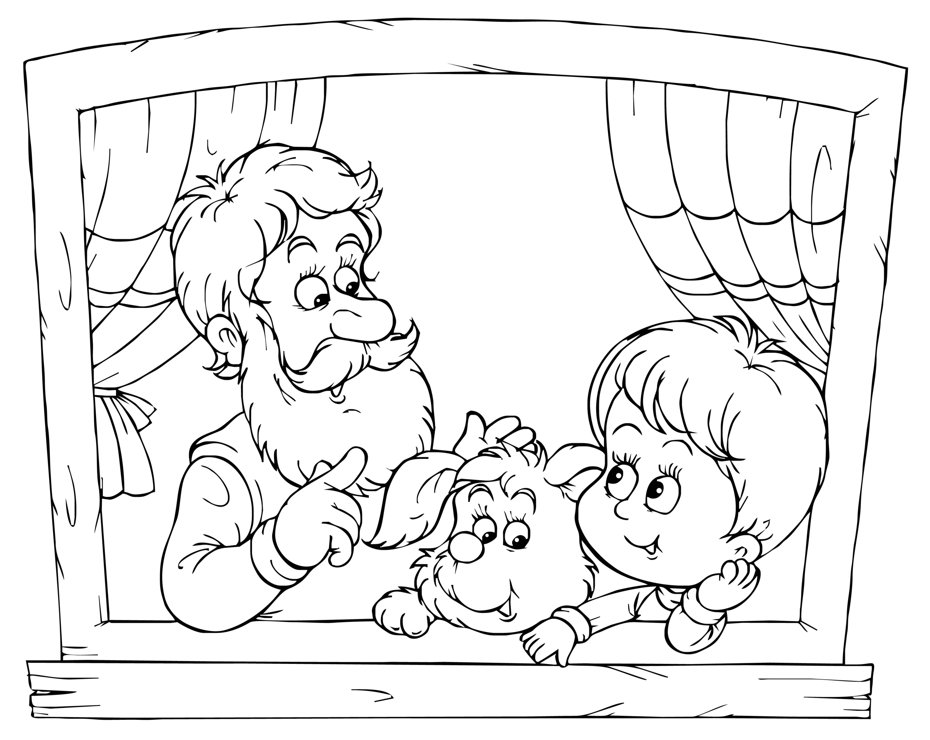 Download Grandma coloring pages download and print for free