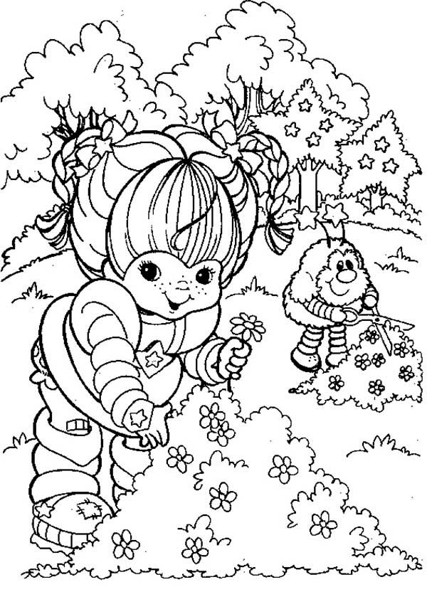 rainbow brite coloring pages