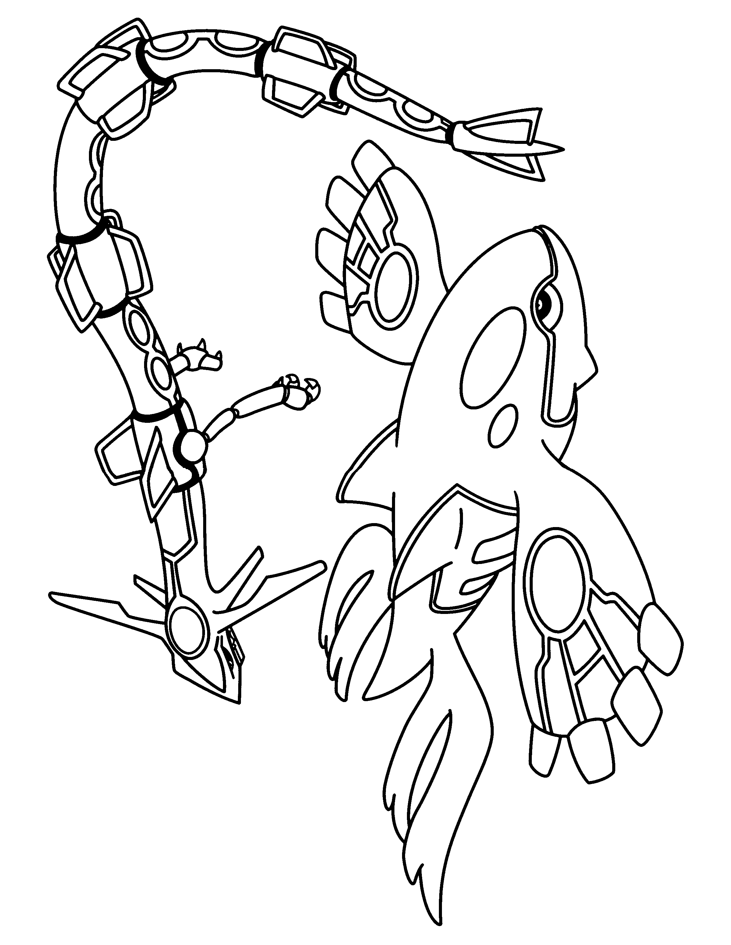 rayquaza coloring pages download and print for free