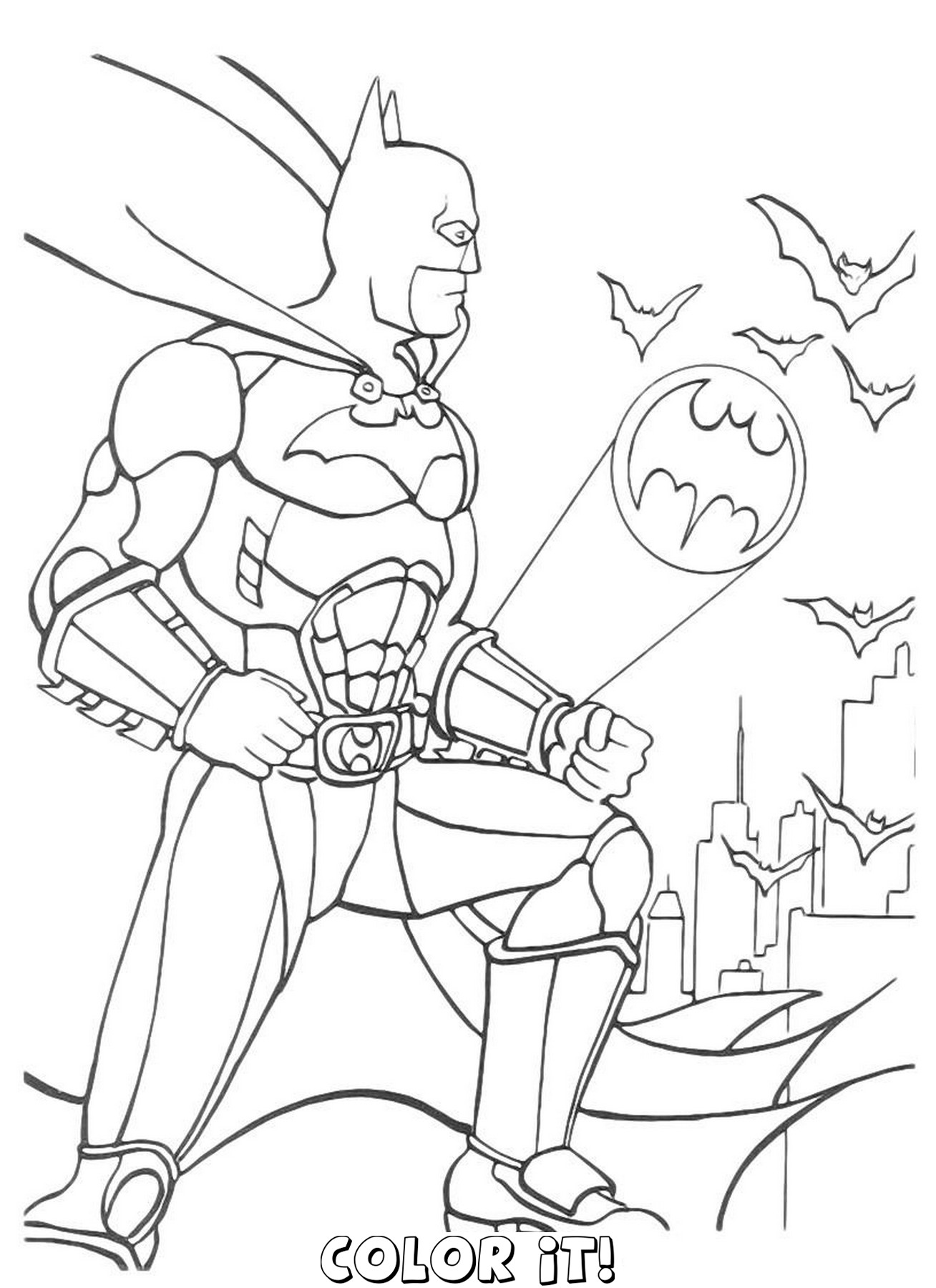 Batman And Robin Coloring Pages 3