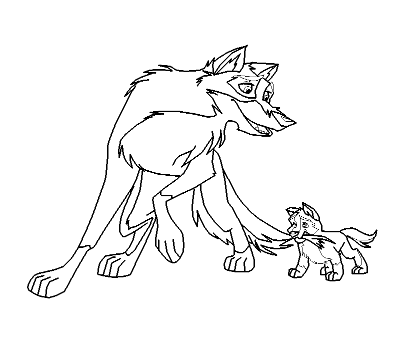 balto howling coloring pages