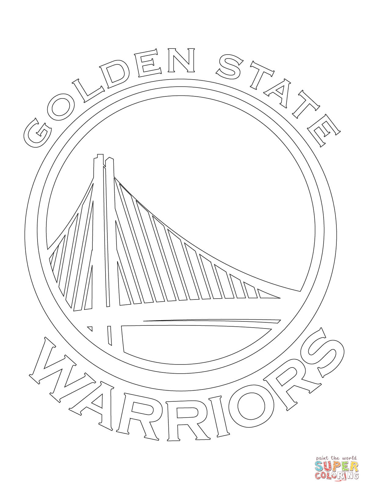 NBA Logo Coloring Pages for Kids - Download NBA Logo printable coloring  pages 