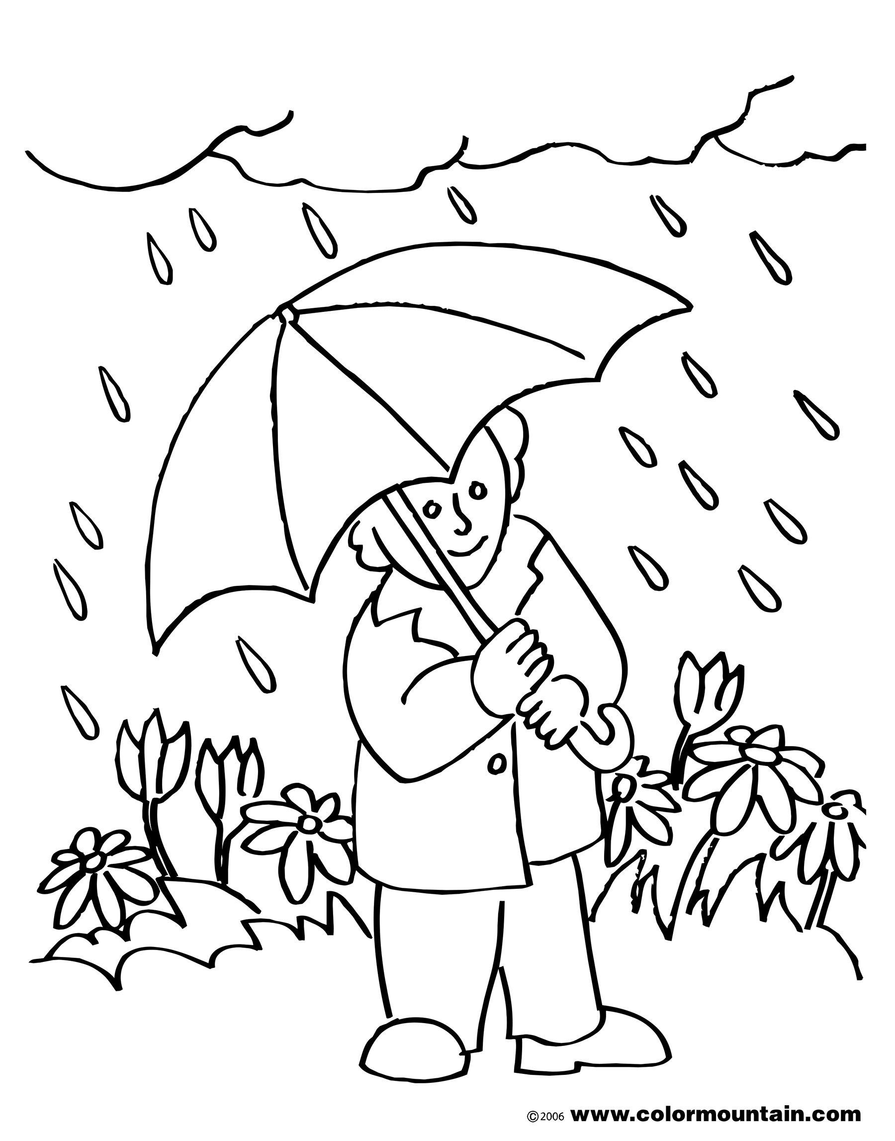 Rainy Day Coloring Pages Free Printable Rainy Day Col - vrogue.co