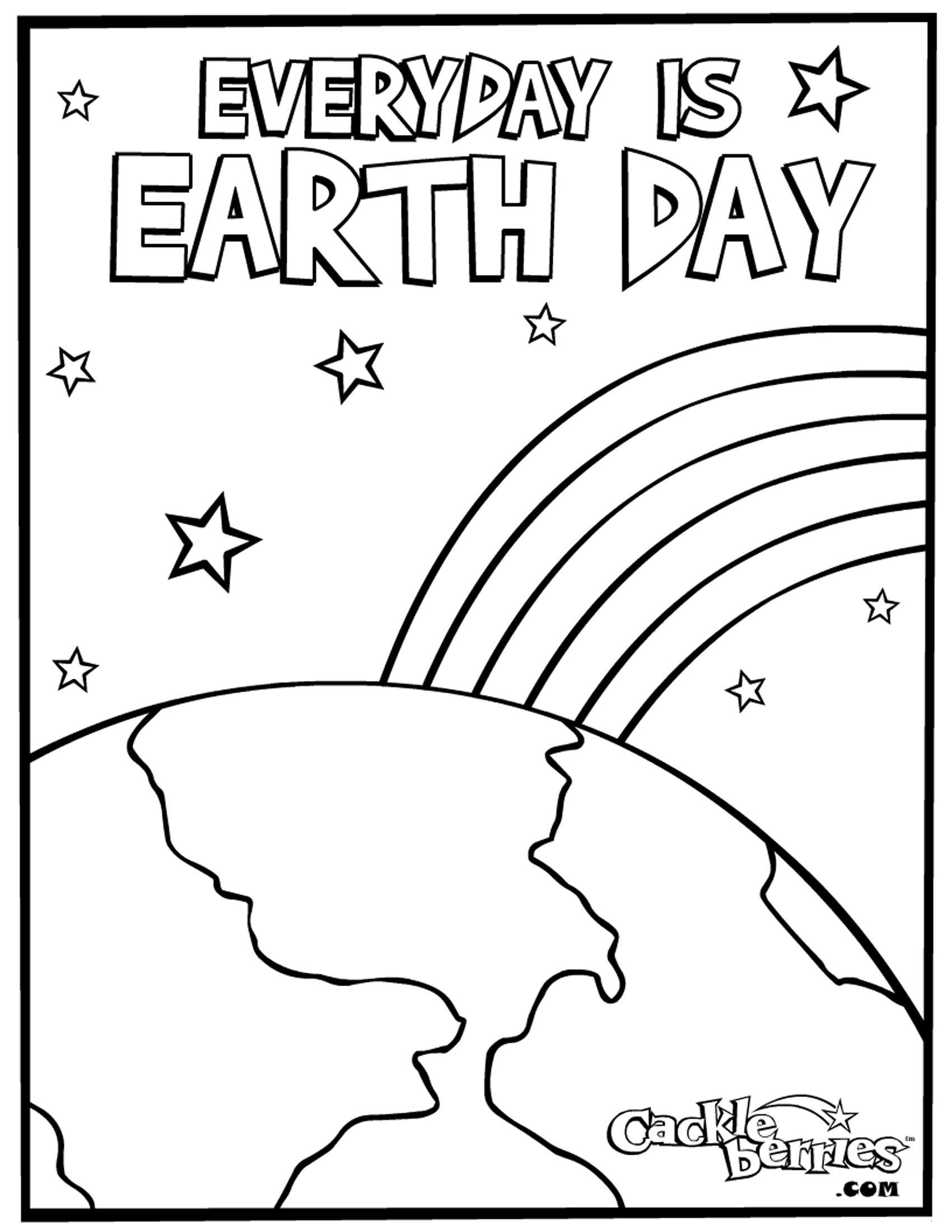 Earth Day Poster Coloring Pages 5