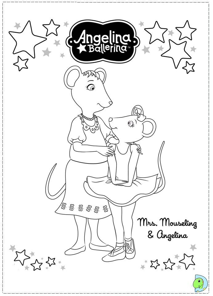 Download Angelina ballerina coloring pages to download and print ...