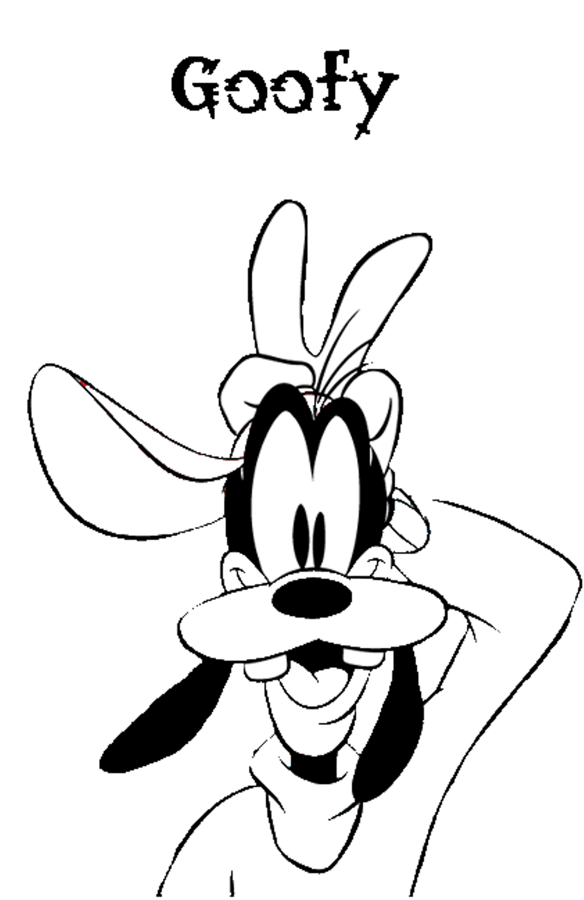 Printable Goofy Coloring Pages - Customize and Print