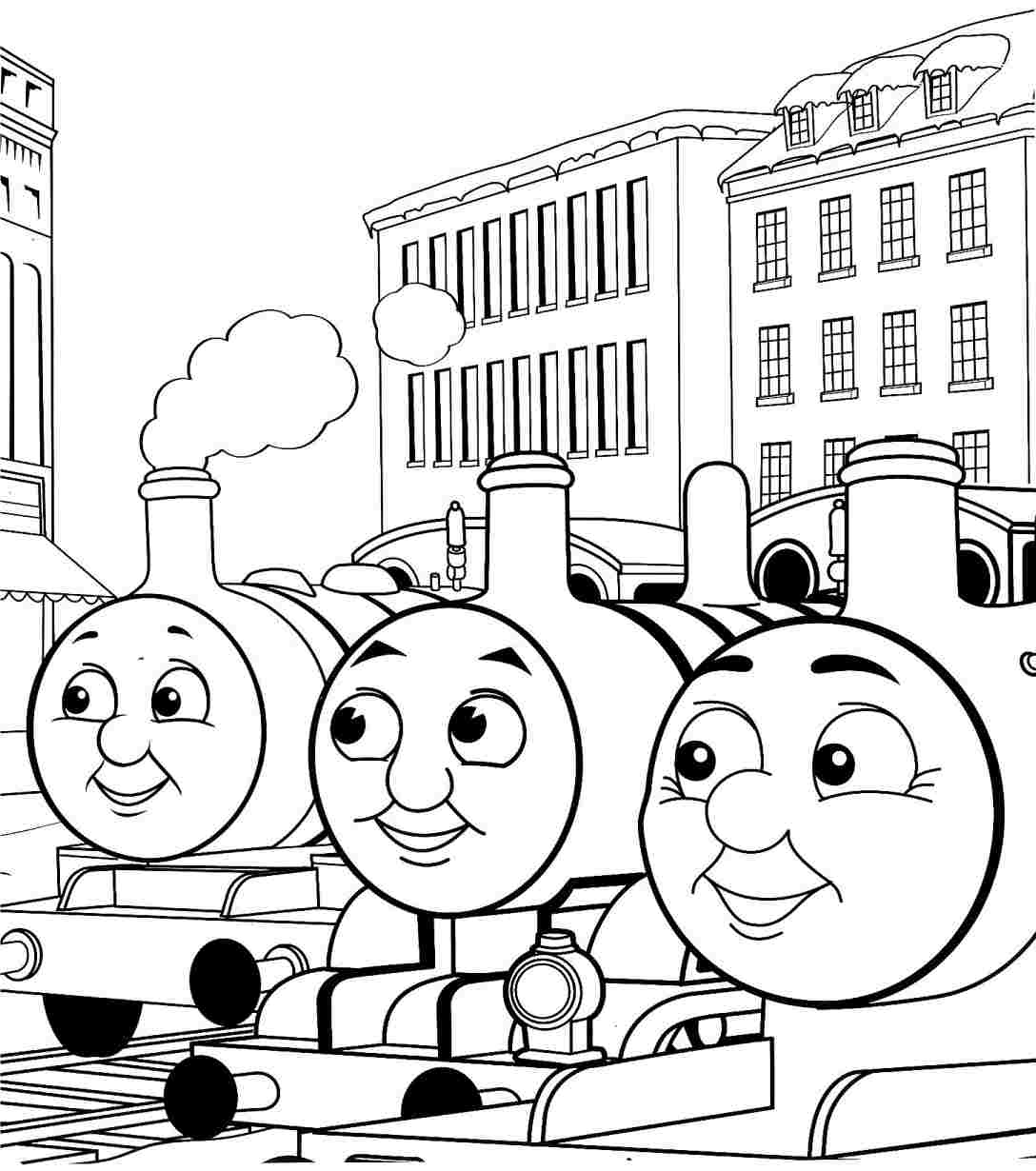 Thomas The Tank Engine Coloring Pages 15 Coloring Kids | Images and ...
