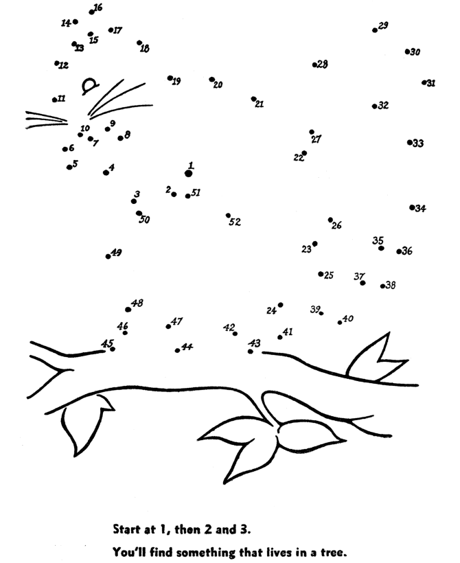 Free Dot To Dot Coloring Pages 3